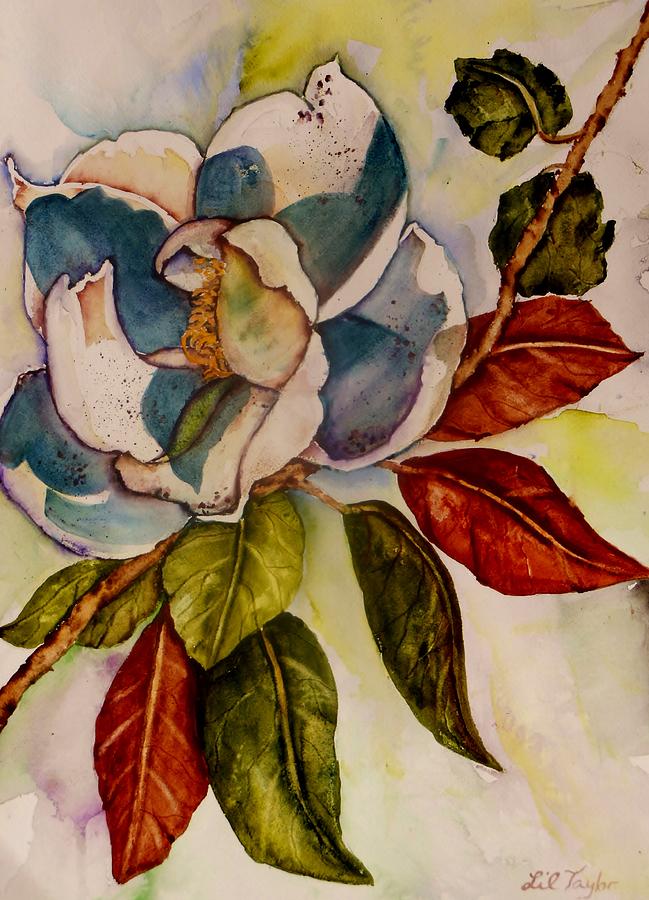 Savannah Magnolia II Painting by Lil Taylor