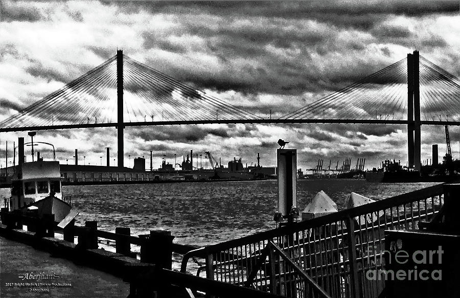 Savannah River Bridge the Morning after Hurricane Matthew No. 2 by Aberjhani Savannah River Bridge the Morning after Hurricane Matthew No. 2 by Aberjhani