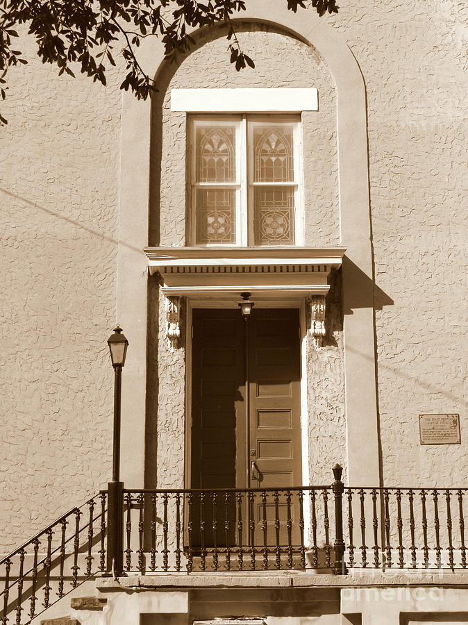 Savannah Sepia - Baptist Church Photograph