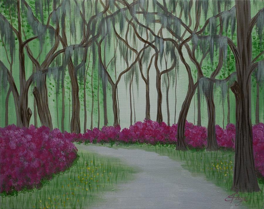 Savannah Spring Painting by Emily Page