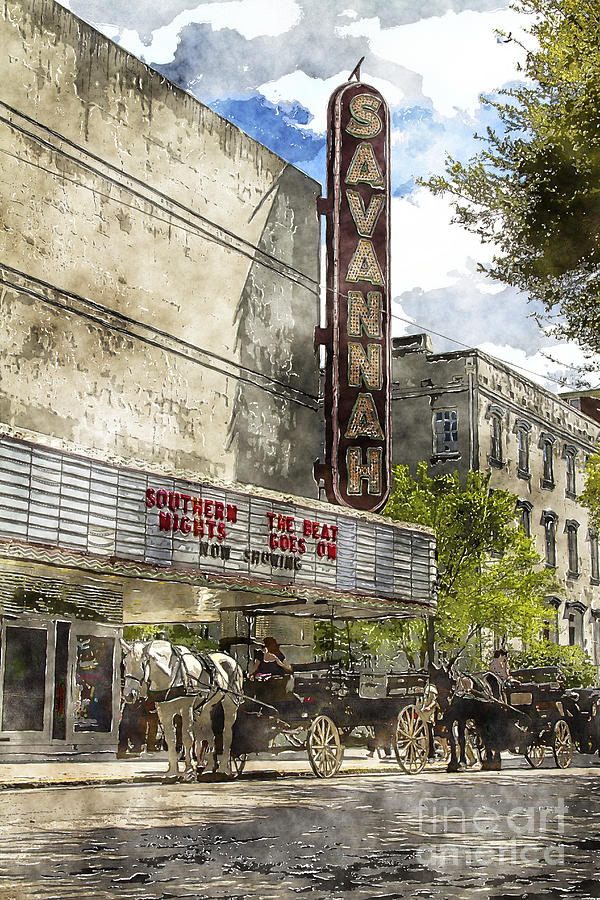 Savannah Theatre Photograph by Carrie Cranwill
