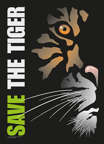 Save The Tiger Digital Art by Marcus Waltermark