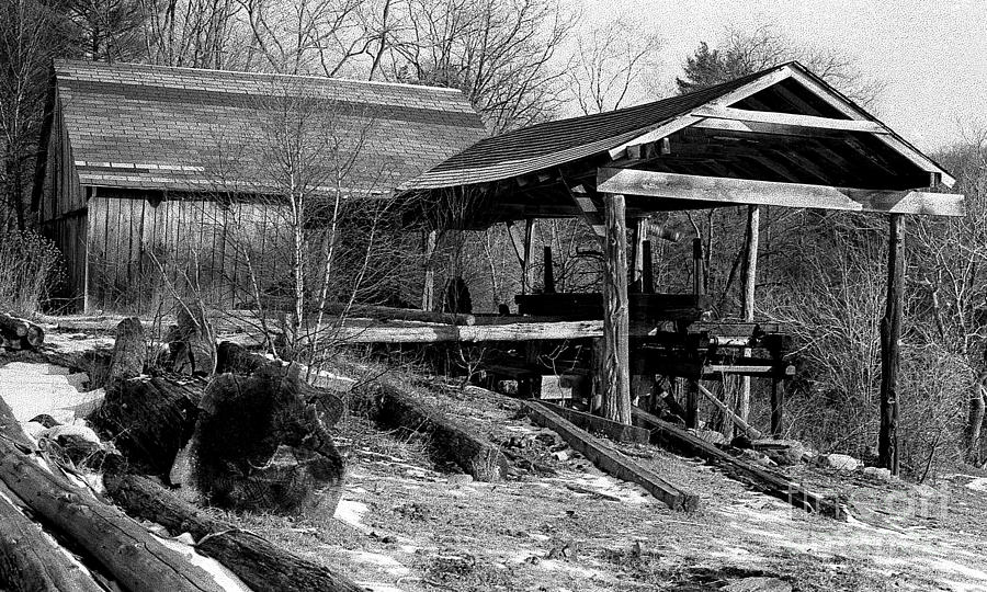Connecticut Photograph - Saw Mill In Snow by Georgia Sheron
