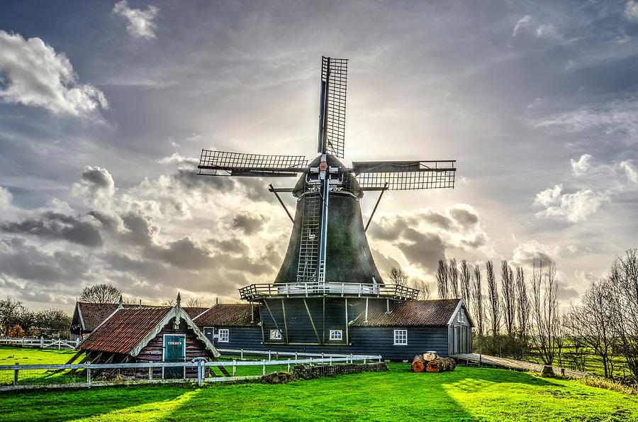 Sawmill in Deventer Photograph by Frans Blok