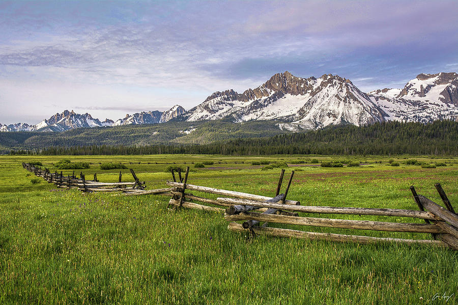 Sawtooth Fence Photograph by Aaron Spong