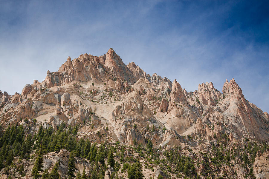 Sawtooth Mountains Photograph by Dave Hall