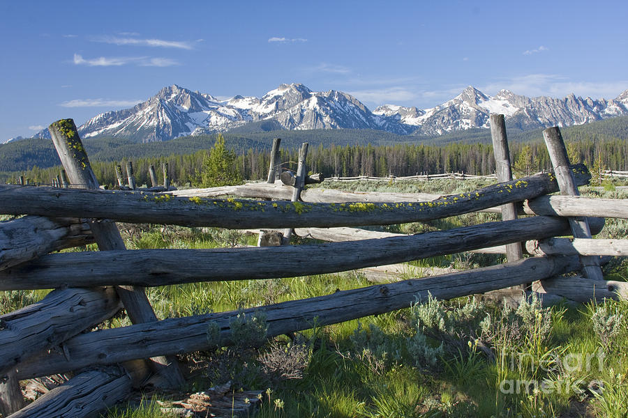 Landscape Photograph - Sawtooth Range by Idaho Scenic Images Linda Lantzy