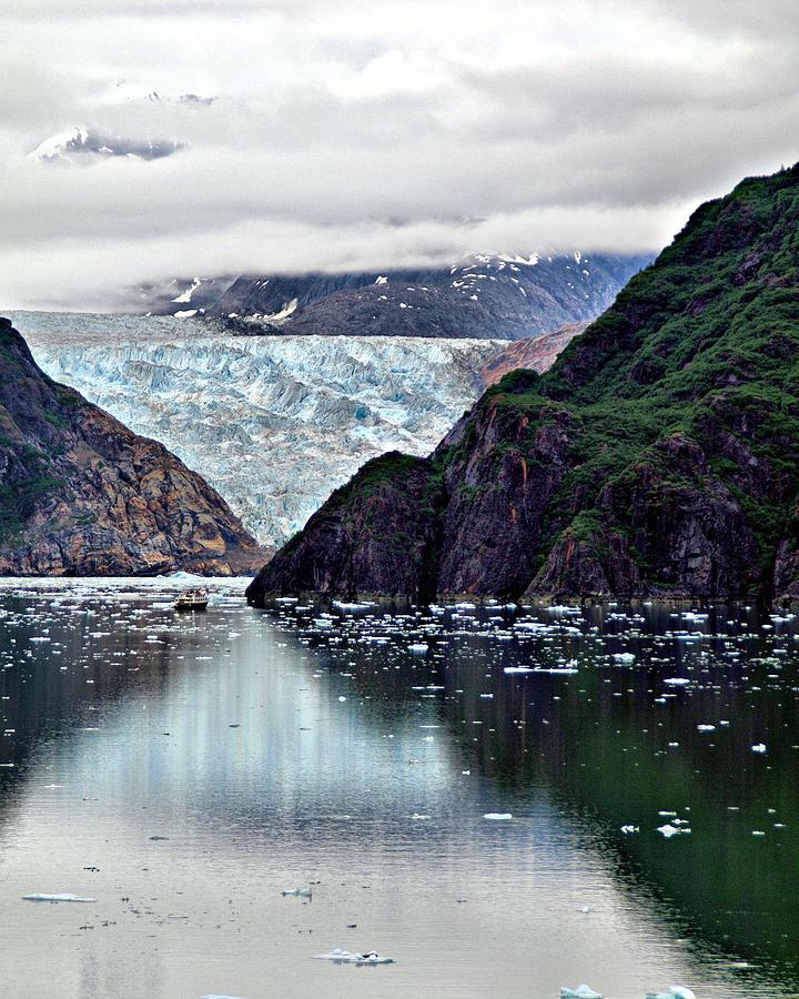 Sawyer Glacier Photograph by Don Siebel