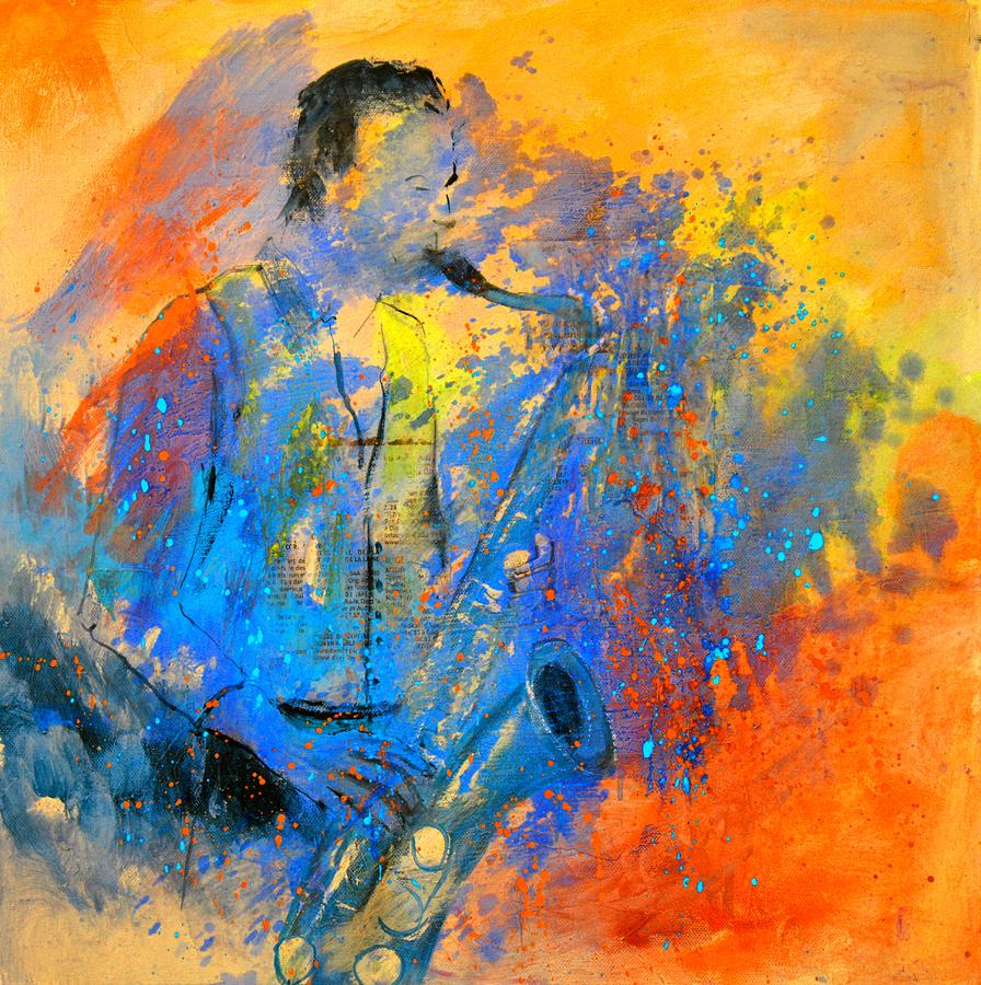 Sax 55612 Painting by Pol Ledent