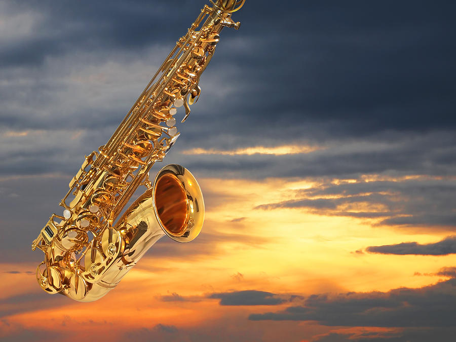 Saxophone Nights Photograph by Gill Billington