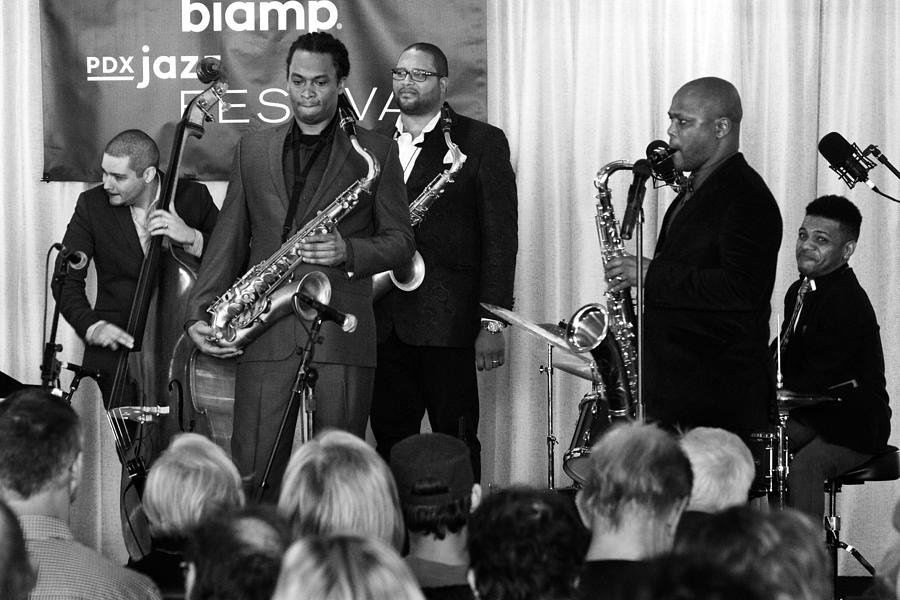 Saxophone Summit Supreme 4 Photograph by Lee Santa