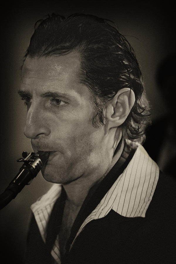Saxophonist Photograph by Robert Ullmann