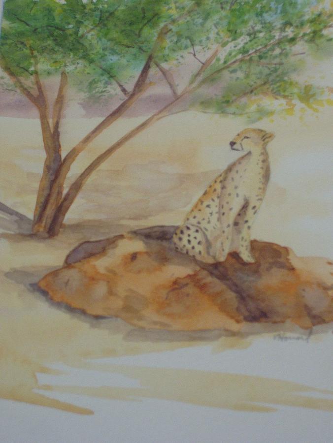 Say Cheetah Painting by Vicki  Housel
