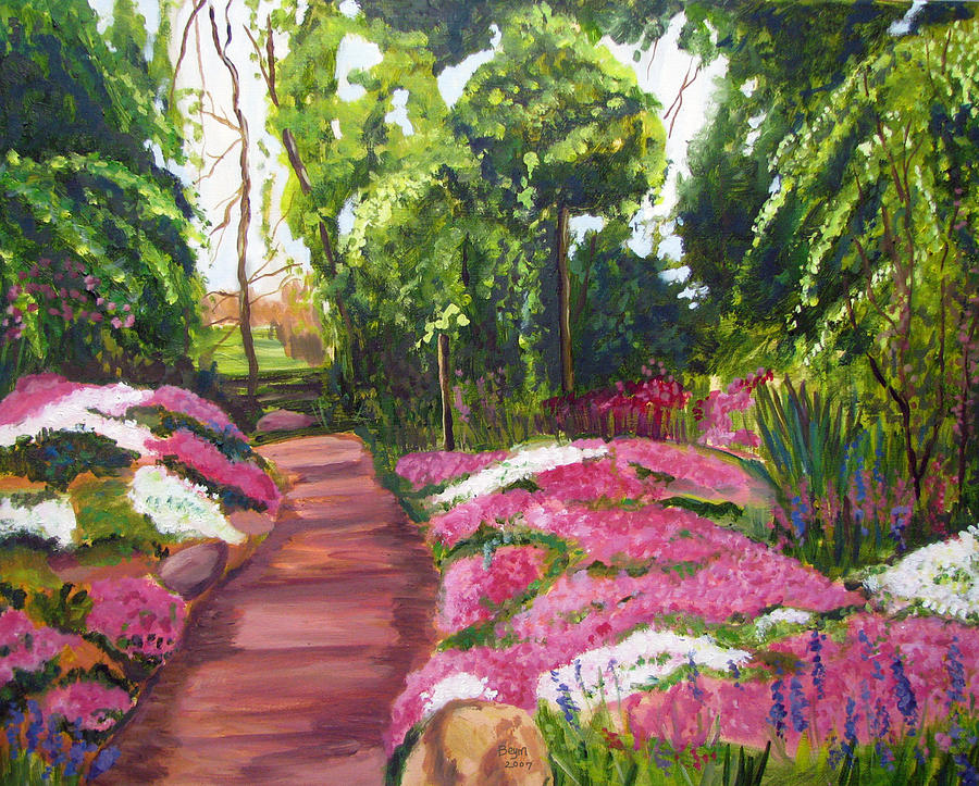 Sayen Path Painting by Clara Sue Beym