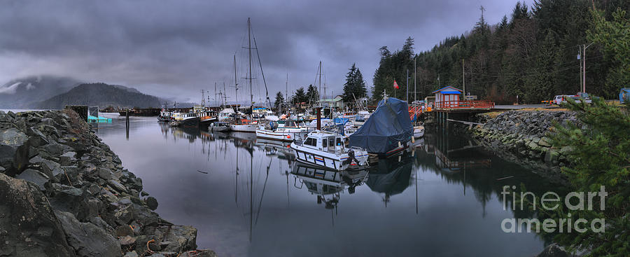 Sayward British Columbia Panorama Photograph by Adam Jewell
