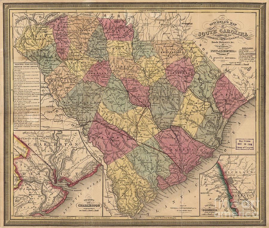 Sc Map 1849 Photograph
