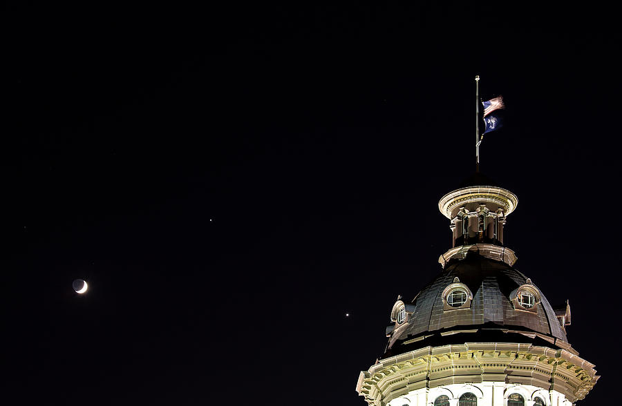 SC State House Dome and Conjunction Photograph by Charles Hite