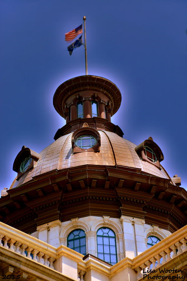 SC State House Dome H D R Photograph by Lisa Wooten