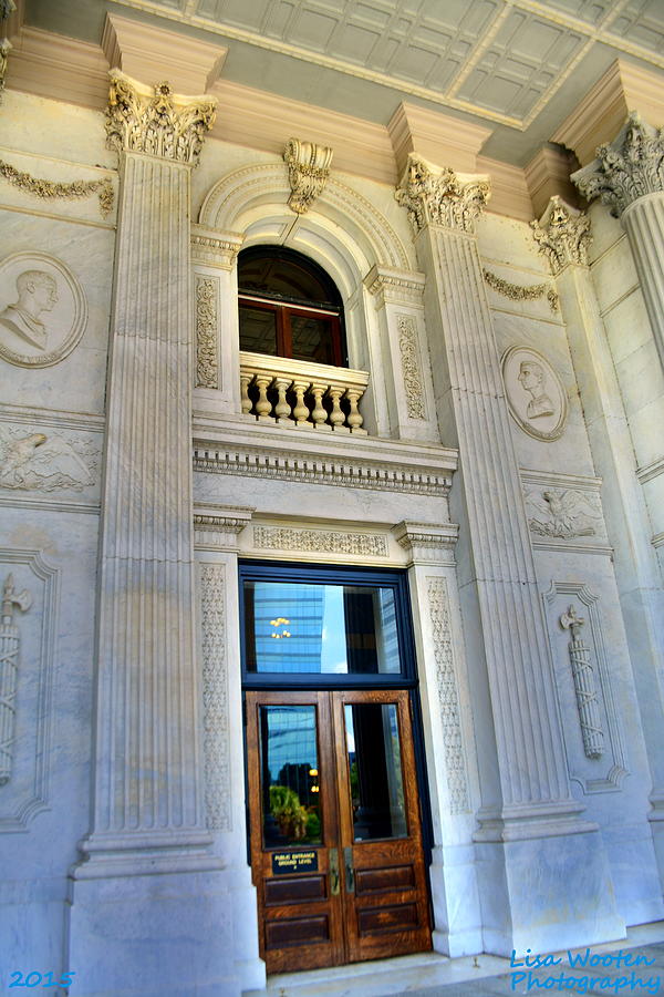 Landmark Photograph - SC State House Grand Entrance by Lisa Wooten