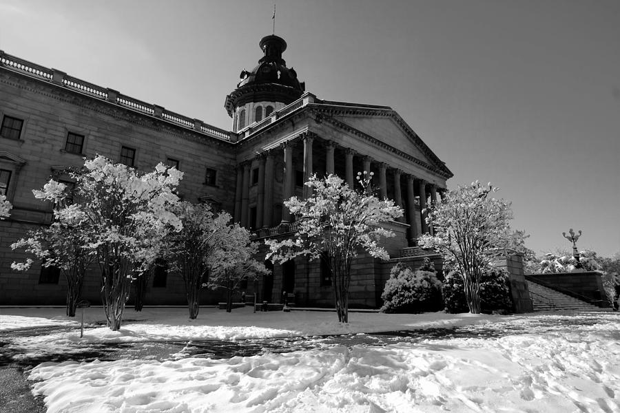 Sc State House In Black And White 20 Photograph