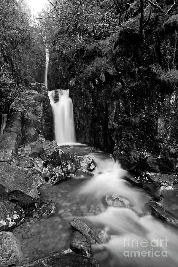 Scale Force waterfall, Buttermere, Lake District National Park ...