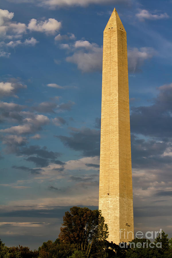 Scaling the Washington Monument Photograph by Doug Sturgess