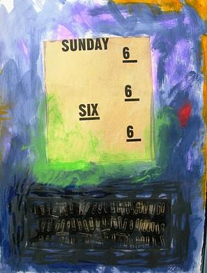 Thinking Painting - Scare Tactics by Donna Zoll Thinking Painting - Scare Tactics by Donna Zoll