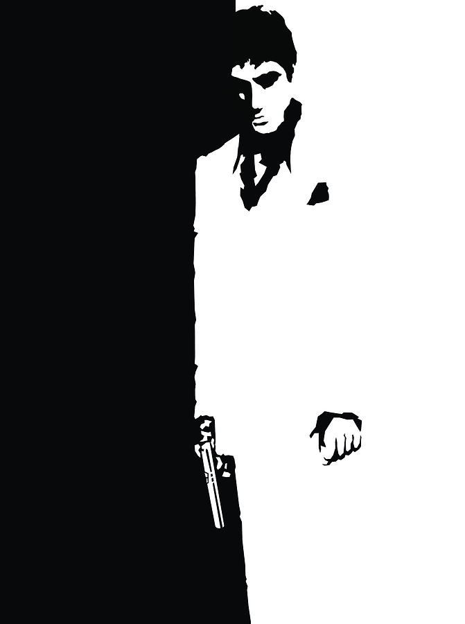 Scarface 1983 Digital Art by Geek N Rock