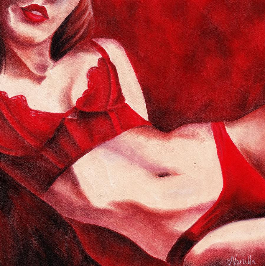 Female Figure Pastel - Scarlet by Nadia Vanilla Female Figure Pastel - Scarlet by Nadia Vanilla