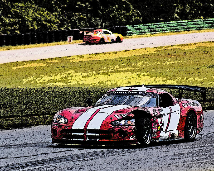 Viper Photograph - Scarred Viper by Alan Raasch