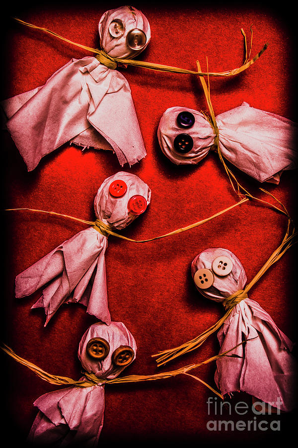 Scary halloween lollipop ghosts Photograph by Jorgo Photography