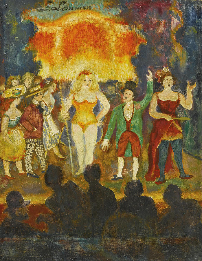 Scene de Revue Painting by Georges Lemmen