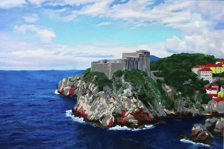 Game of Thrones Fort St Lawrence Painting by Deborah Boyd