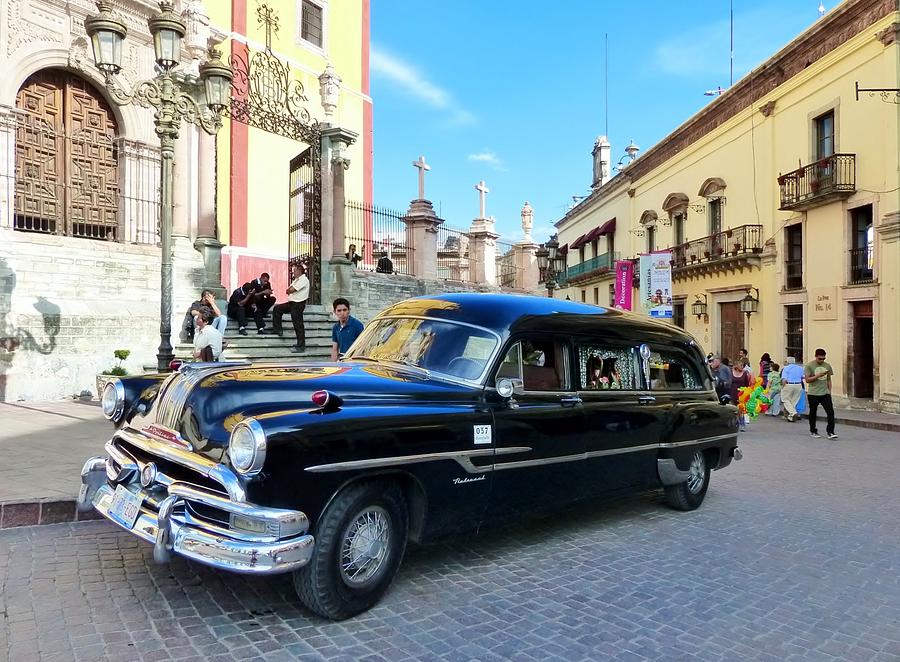 Funeral Car In Guanajuato Photograph by Rosanne Licciardi