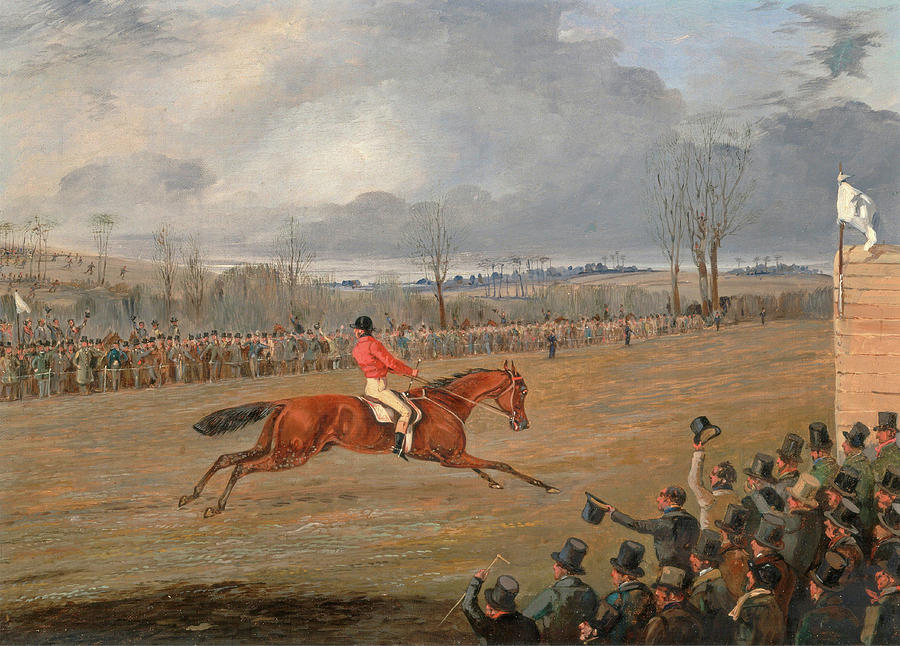 Scenes from a Seeplechase. The Winner Painting by Henry Thomas Alken