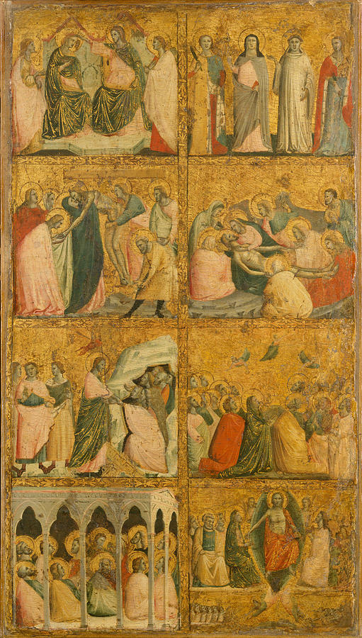 Beautiful Painting - Scenes from the Life of Christ by Giovanni Baronzio