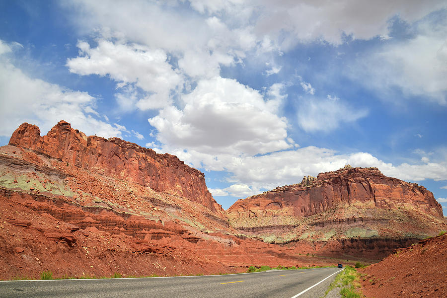 Capitol Reef National Park Photograph - Scenic Byway 24 Utah by Ray Mathis