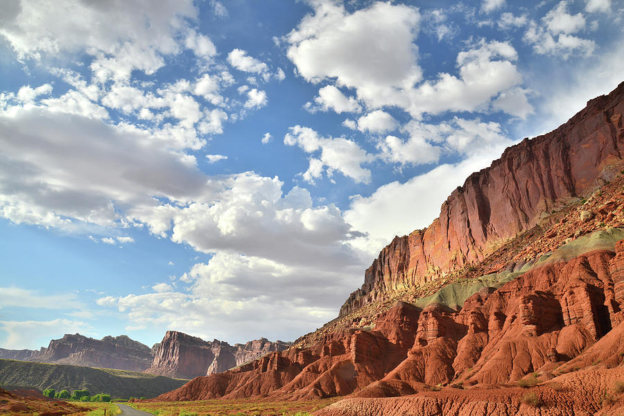Capitol Reef National Park Photograph - Scenic Drive Spotlight by Ray Mathis