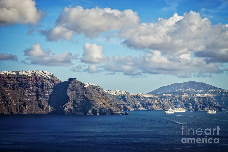 Scenic from Oia Photograph by HD Connelly