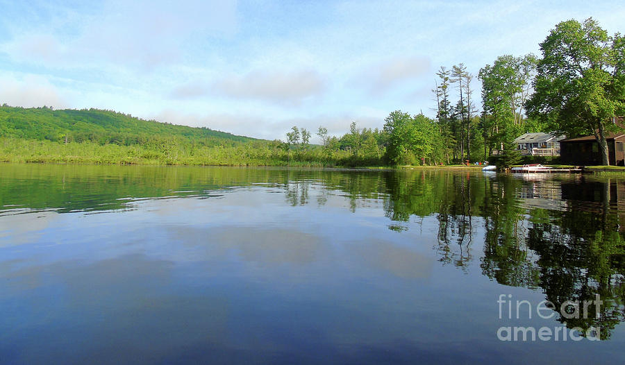 Scenic Gorham Pond #1 Photograph by Susan Lafleur