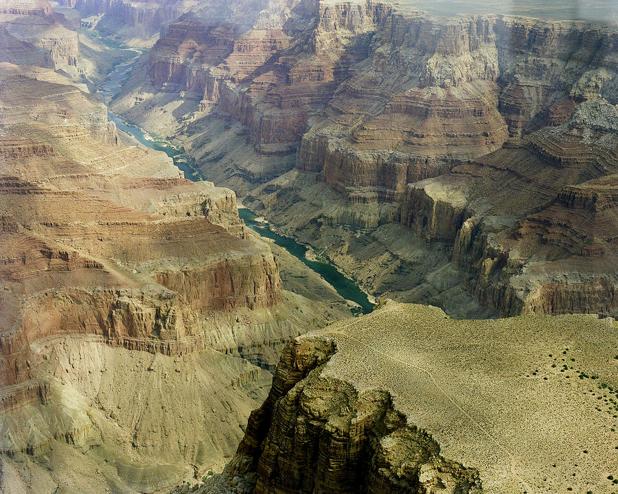 Scenic Grand Canyhon and Colorado River Photograph by M K Miller
