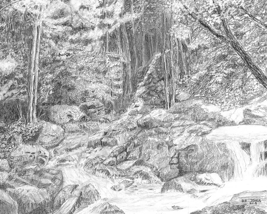 Scenic Greenbrier Drawing by Barry Jones