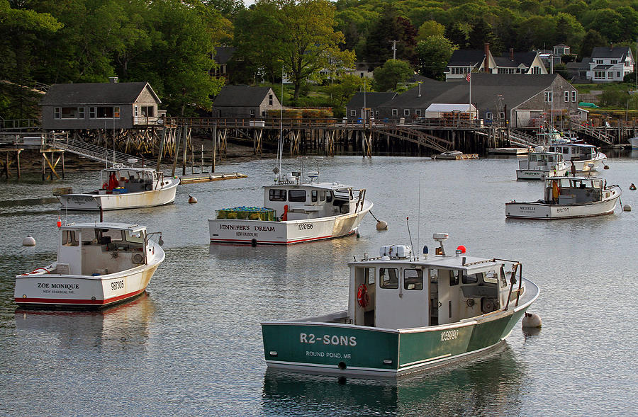 Scenic New Harbor Maine Photograph by Juergen Roth