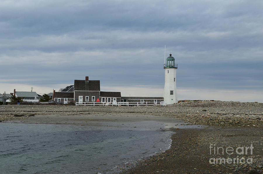 Scenic Old Scituate Light Photograph by DejaVu Designs