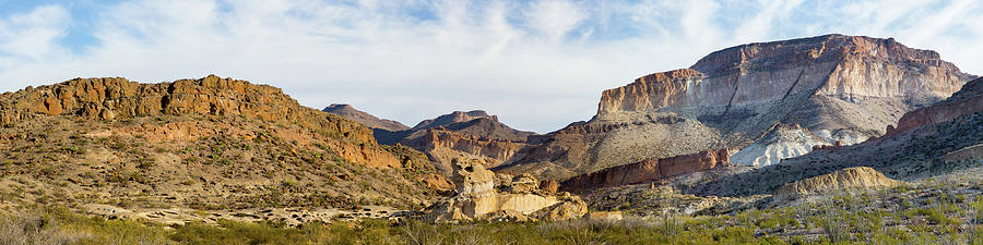 Scenic Southwest Mesa Panorama Photograph by SR Green