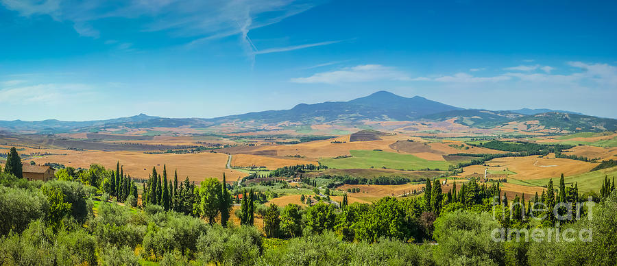 Scenic Tuscany landscape in Val dOrcia, Italy Photograph by JR Photography
