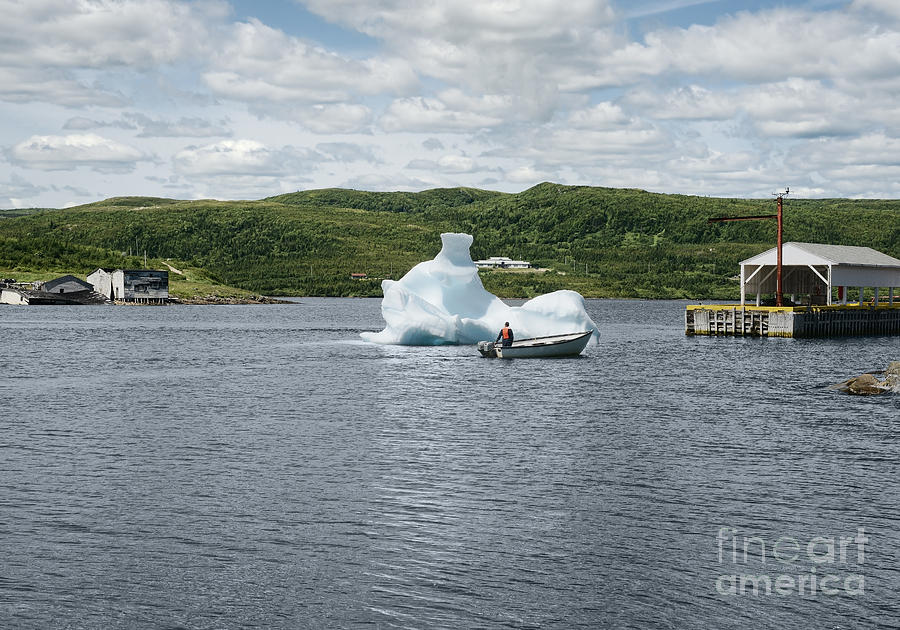 Canada Photograph - Scenic view at Red Bay harbour, Labrador by Visual Arts Gallery Canada Photograph - Scenic view at Red Bay harbour, Labrador by Visual Arts Gallery