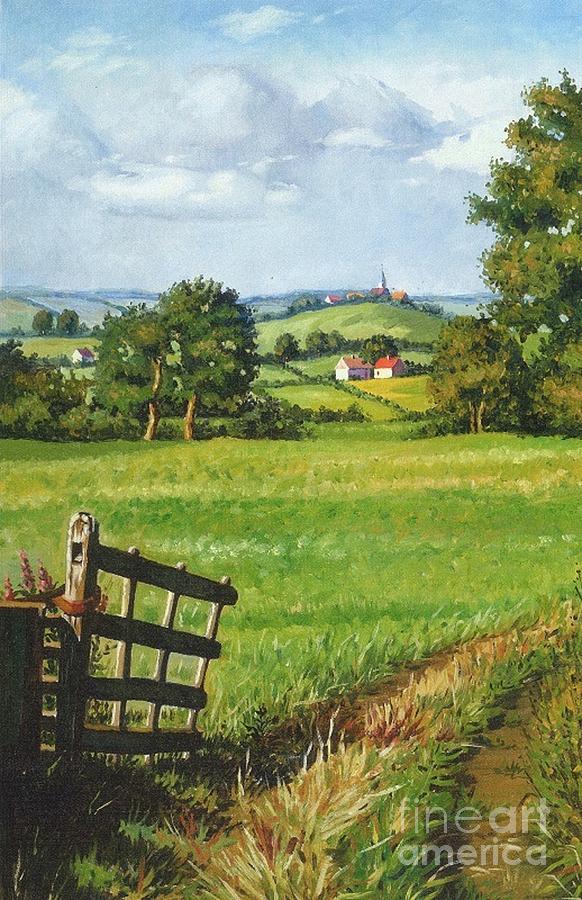 Scenic View Painting by Margaryta Yermolayeva