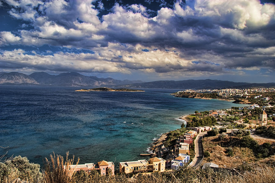 Crete Photograph - Scenic view of eastern Crete by David Smith