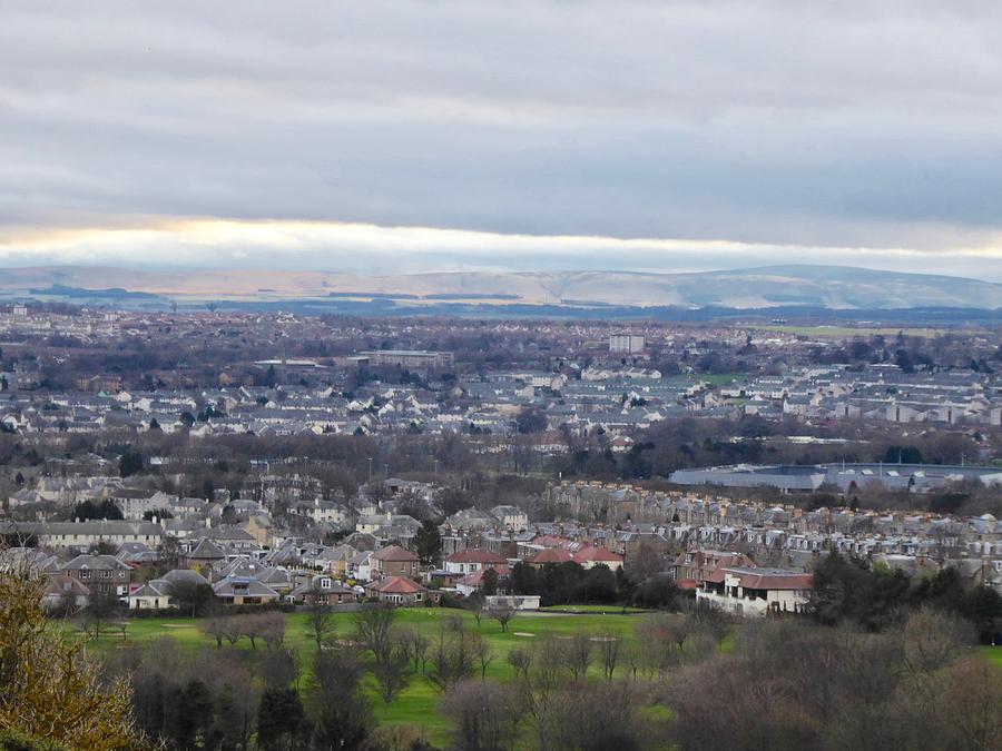 Scenic view of Edinburgh Photograph by Margaret Brooks